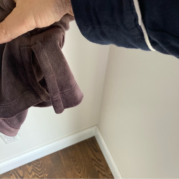 J. Jill Pure Jill Women’s velvet long sleeve crew shift dress tunic plum large! - Picture 6 of 9